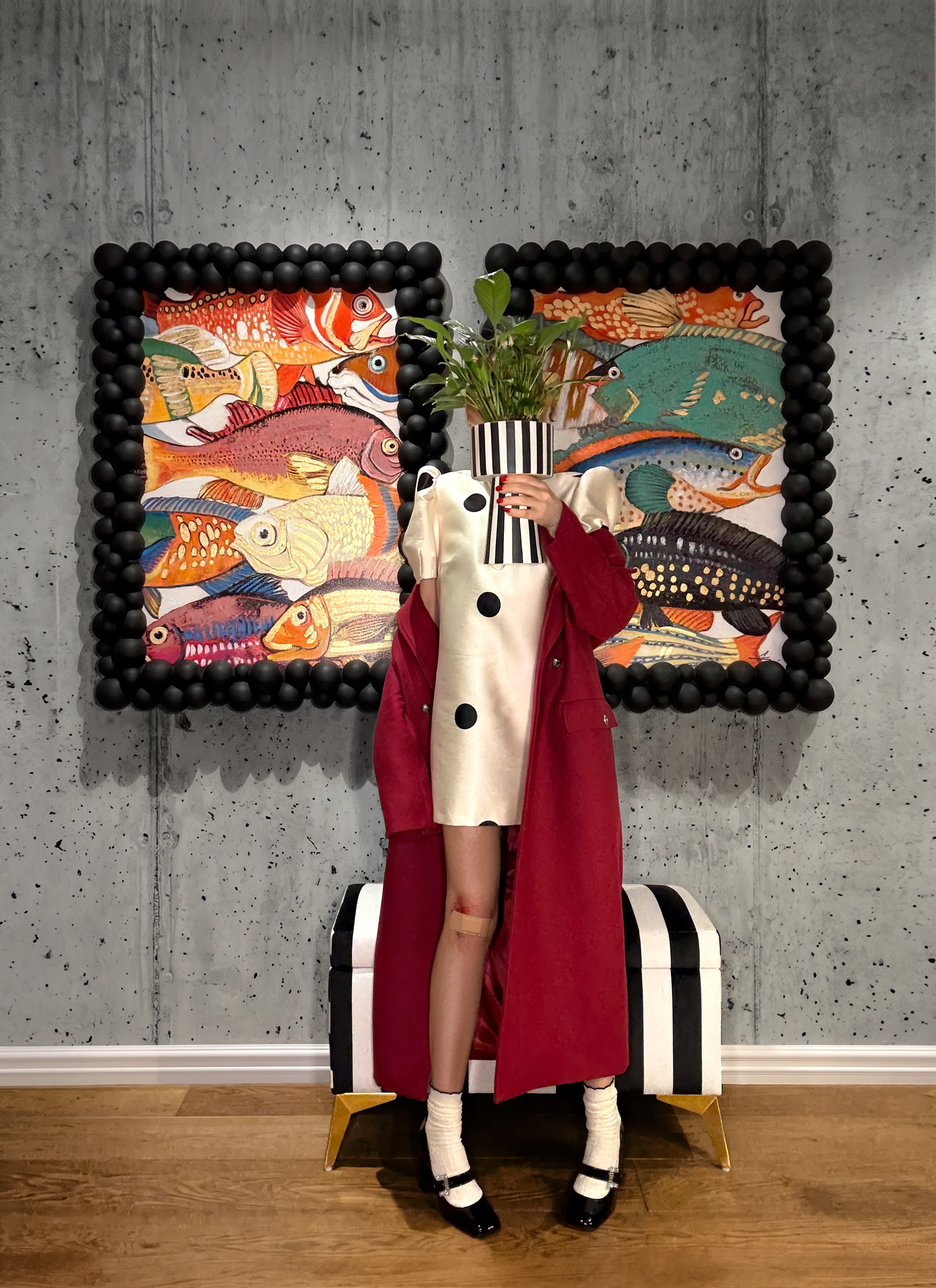 Stressed but dressed — editorial fashion photograph, look 8